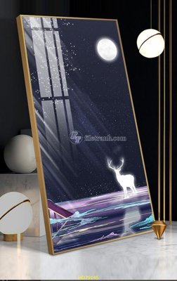 Download file gốc File tranh hiện đại treo tường HD79145 (in lụa) tranh 3D