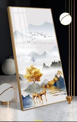 File in lụa File tranh hiện đại treo tường HD79205 (tân cổ điển) File tranh hiện đại treo tường HD79205