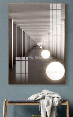 File tranh File tranh hiện đại treo tường HD79288 (gốc) phong cách tối giản