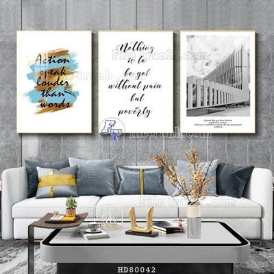 File in trần File tranh hiện đại pha lê gương HD80042 (bản gốc 3D) sống động