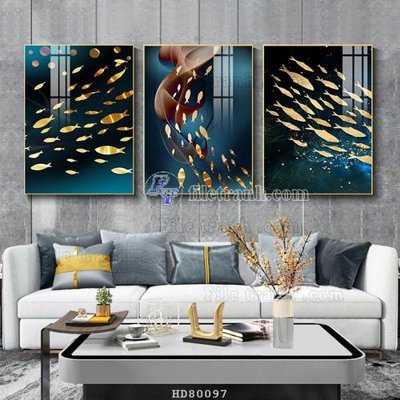 File tranh in mica File tranh hiện đại pha lê gương HD80097 (độ phân giải cao)