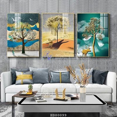 File tranh quảng cáo File tranh hiện đại pha lê gương HD80099 (download file gốc)