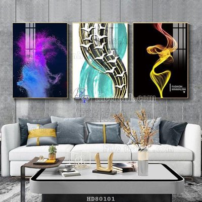 File ảnh File tranh hiện đại pha lê gương HD80101 (gốc) dùng in Pano