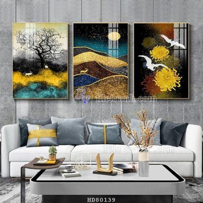 Tải file File tranh hiện đại pha lê gương HD80139 (gốc) làm tranh treo tường