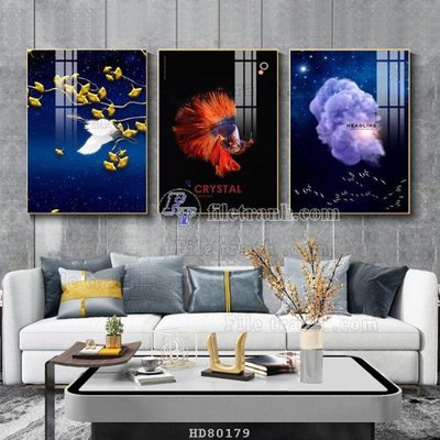 Tệp tin gốc File tranh hiện đại pha lê gương HD80179 (dùng cho in ấn) chuyên nghiệp