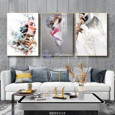 File gốc File tranh hiện đại pha lê gương HD80219 (in ấn) màu sắc trung thực