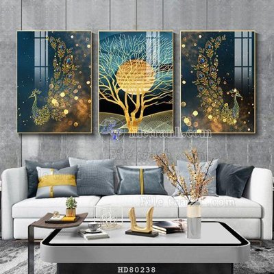 File gốc File tranh hiện đại pha lê gương HD80238 (ảnh chi tiết) để in ấn