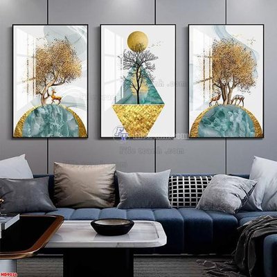 File in trần File tranh bộ hiện đại HD9034 (bản gốc) 5D