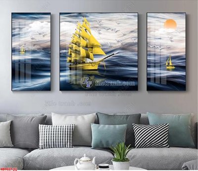 File tranh trang trí File tranh bộ hiện đại HD9037 (tải file gốc)