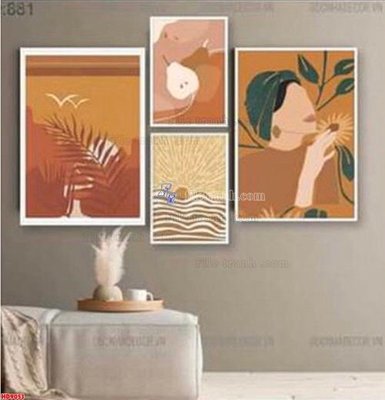 Mua file ảnh gốc File tranh bộ hiện đại HD9053 (chất lượng cao)