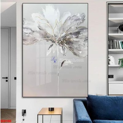Ảnh gốc File tranh bộ hiện đại HD9153 (nét căng) in mica