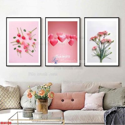 File tranh gốc in trần nhà File tranh bộ hiện đại HD9173 3D