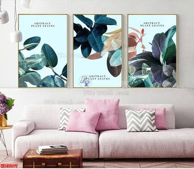 Tải file File tranh bộ hiện đại HD9207 (ảnh gốc) file AI/EPS