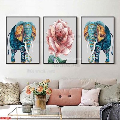 File tranh File tranh bộ hiện đại HD9210 (gốc) chủ đề con người