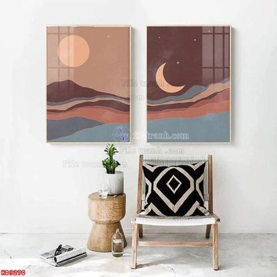 Tệp tin gốc File tranh bộ hiện đại HD9270 (dùng cho in ấn) chuyên nghiệp