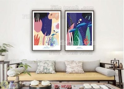 File gốc File tranh hiện đại HD93 (PSD/TIFF) độ phân giải cao