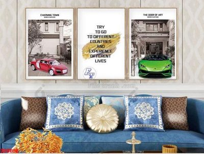 File gốc File tranh bộ hiện đại HD9305 (in mica) cắt laser