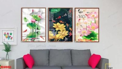 File in ấn cao cấp File tranh bộ hiện đại HD9334 (file gốc)