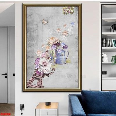 File tranh File tranh bộ hiện đại HD9339 (ảnh gốc) in trần 3D