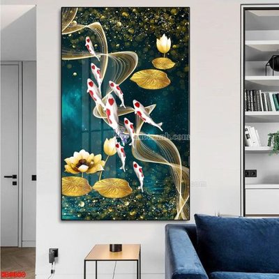 File ảnh File tranh bộ hiện đại HD9380 (gốc) in PP, decal