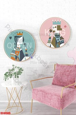 File gốc File tranh bộ hiện đại HD9392 (cho in 3D) độc đáo