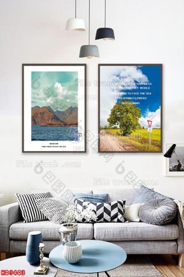 File PSD in ấn File tranh bộ hiện đại HD9403 (chất lượng cao)