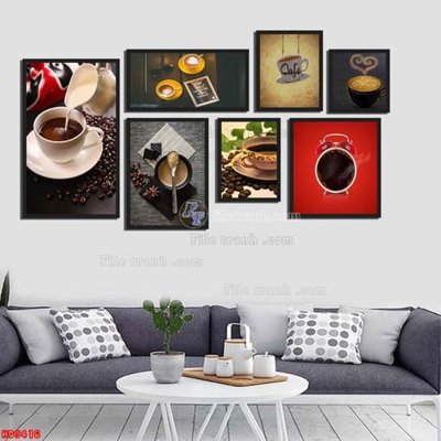 File PSD in ấn File tranh bộ hiện đại HD9416 (chất lượng cao)