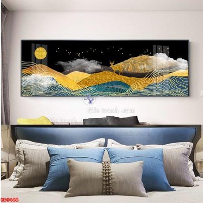 File gốc in ấn File tranh bộ hiện đại HD9488 chuẩn màu CMYK