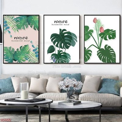 File gốc in tráng gương File tranh bộ hiện đại HD9582 chi tiết