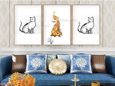 File gốc in mica File tranh bộ hiện đại HD9604 chất lượng