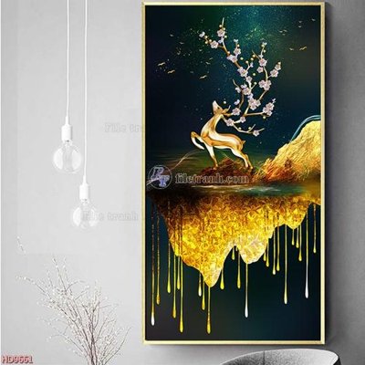 File ảnh File tranh bộ hiện đại HD9661 (gốc) in PP, decal