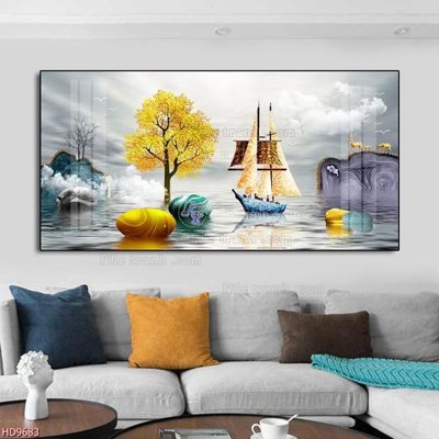 Hình ảnh gốc File tranh bộ hiện đại HD9683 (để in khổ lớn)