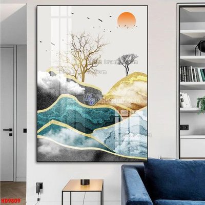 Hình ảnh file gốc in lụa File tranh bộ hiện đại HD9809