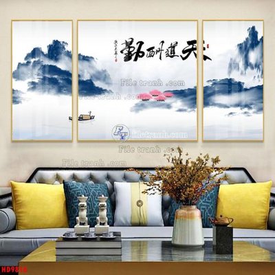 File gốc File tranh bộ hiện đại HD9816 (bản quyền) cho in ấn