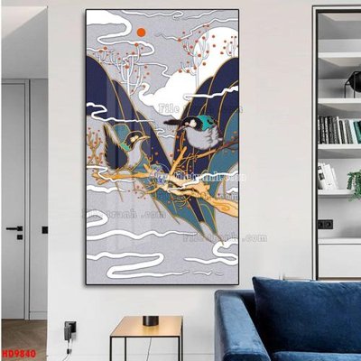 File in mica File tranh bộ hiện đại HD9840 (bản gốc) sắc sảo