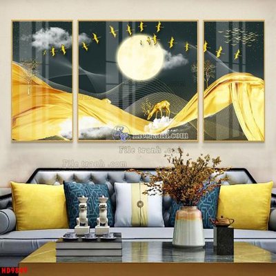 File gốc File tranh bộ hiện đại HD9849 (cho in ấn) độc quyền