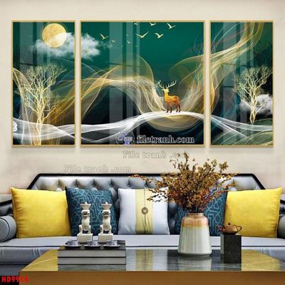 Tải file gốc File tranh bộ hiện đại HD9914 dùng cho in ấn