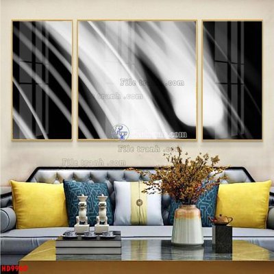 File gốc File tranh bộ hiện đại HD9960 (trang trí) cho phòng khách