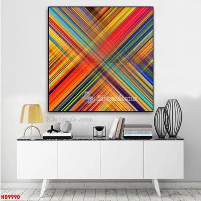File tranh File tranh bộ hiện đại HD9990 (gốc) in backlit film