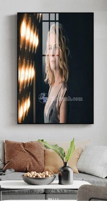 File in trần File tranh quán cắt tóc HR112 (bản gốc 3D) sống động