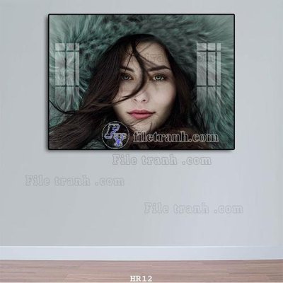 File tranh in mica File tranh quán cắt tóc HR12 (độ phân giải cao)