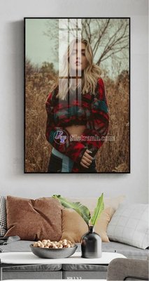 Ảnh gốc file in lụa File tranh quán cắt tóc HR132 chi tiết