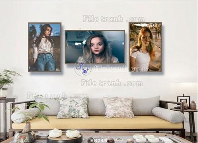 File tranh gốc in trần nhà File tranh quán cắt tóc HR246 3D