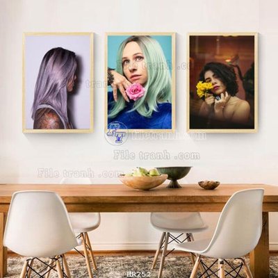 File tranh File tranh quán cắt tóc HR252 (gốc) chủ đề thành phố