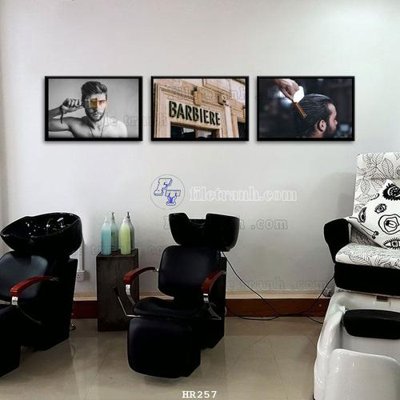 File gốc File tranh quán cắt tóc HR257 (PNG) không nền chất lượng