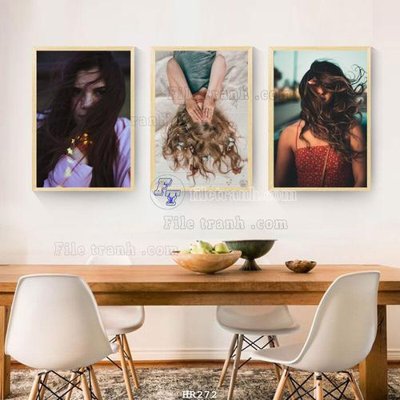 File in trần File tranh quán cắt tóc HR272 (bản gốc) đại dương