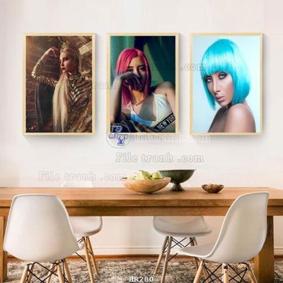 File gốc File tranh quán cắt tóc HR280 (in 3D) nghệ thuật