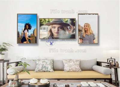 File tranh File tranh quán cắt tóc HR281 (ảnh gốc) độ nét vượt trội