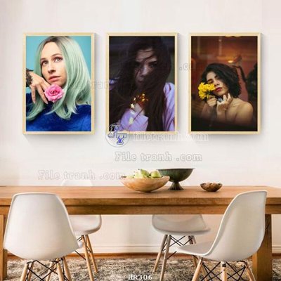 File in mica File tranh quán cắt tóc HR306 (bản gốc) sắc sảo