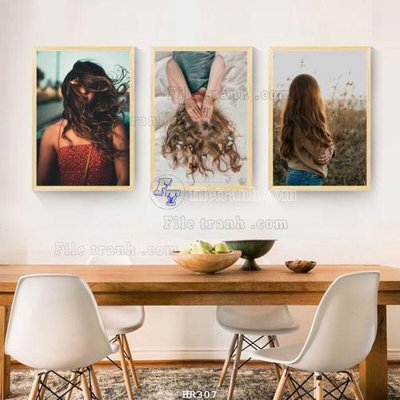 File tranh in trần 3D File tranh quán cắt tóc HR307 (ảnh gốc)